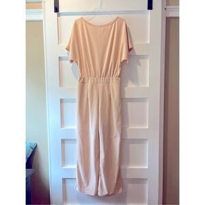Cream colored jumpsuit pantsuit